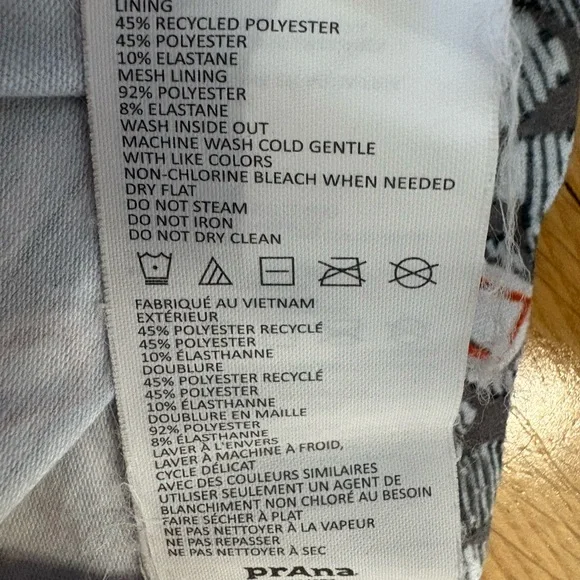 prAna Cali Dress Moonrock Geometric Racerback Athletic Dress (XS) - Picture 7 of 9